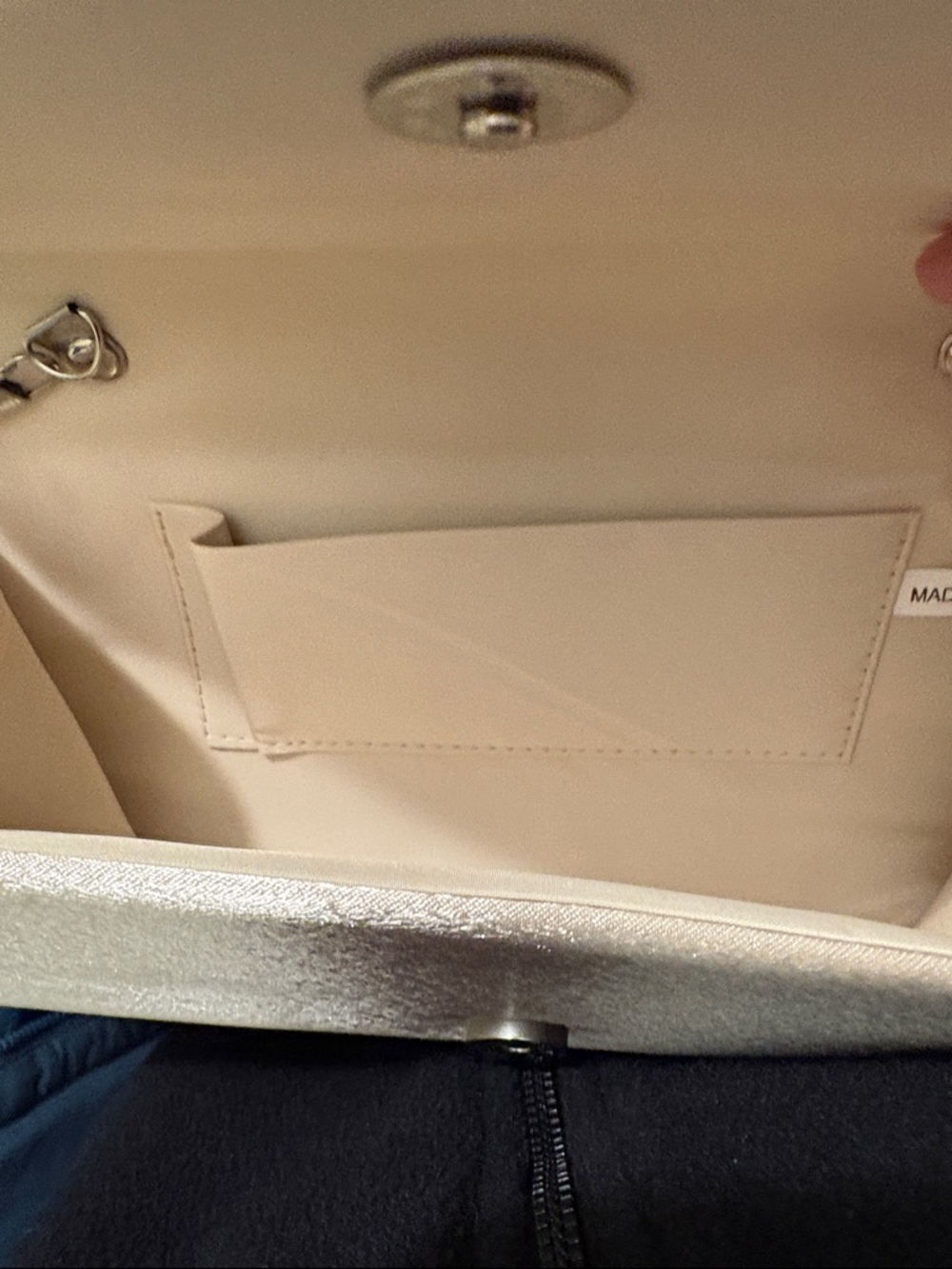 Amazon Pearl Gold Rhinestone Envelope Clutch - Picture 3 of 4